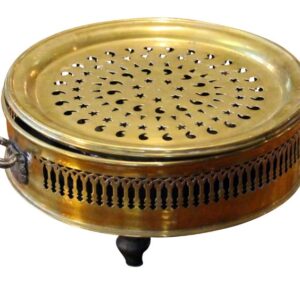 WMI-2776z: French Brass Plate Foot Warmer