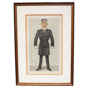 WP-2628z: An English Vanity Fair Chromolithograph of Colonel George Malcom Fox