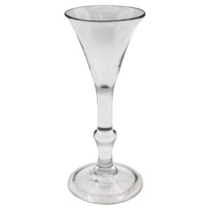 WG-2942z: Circa 1730-40 George II Period Wine Glass