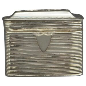 WSI-10337z: 1873 Hallmarked Dutch 833 Standard Silver Scent Box