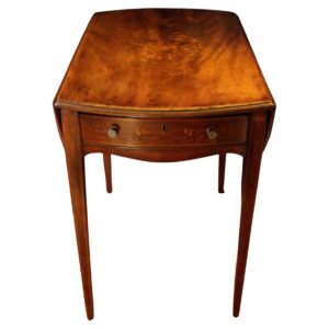 WOT-2579: Circa 1780 English George III Inlaid Pembroke Table