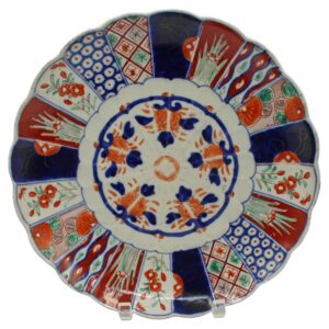 WCI-9065z: Circa 1880 Japanese Imari Chop Plate