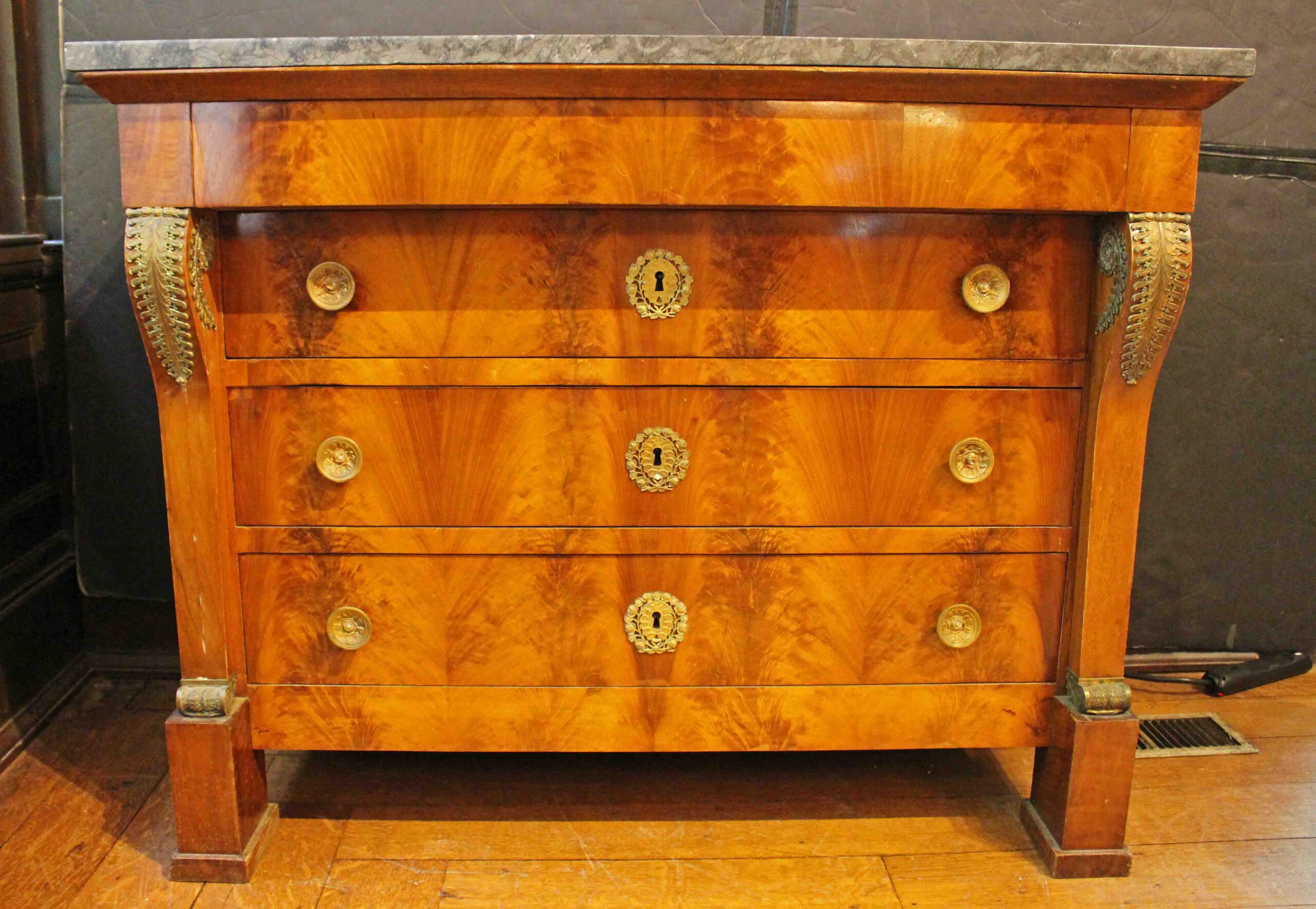 WCH-1005: Circa 1805-1815 Empire Period French Marble Top Commode - Image 6