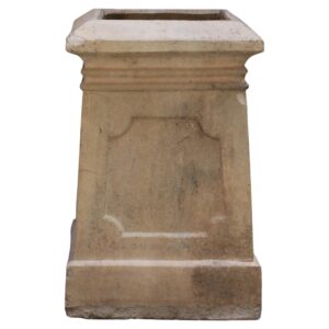 WGD-577: Antique English Square Plinth-Form Chimney Pot