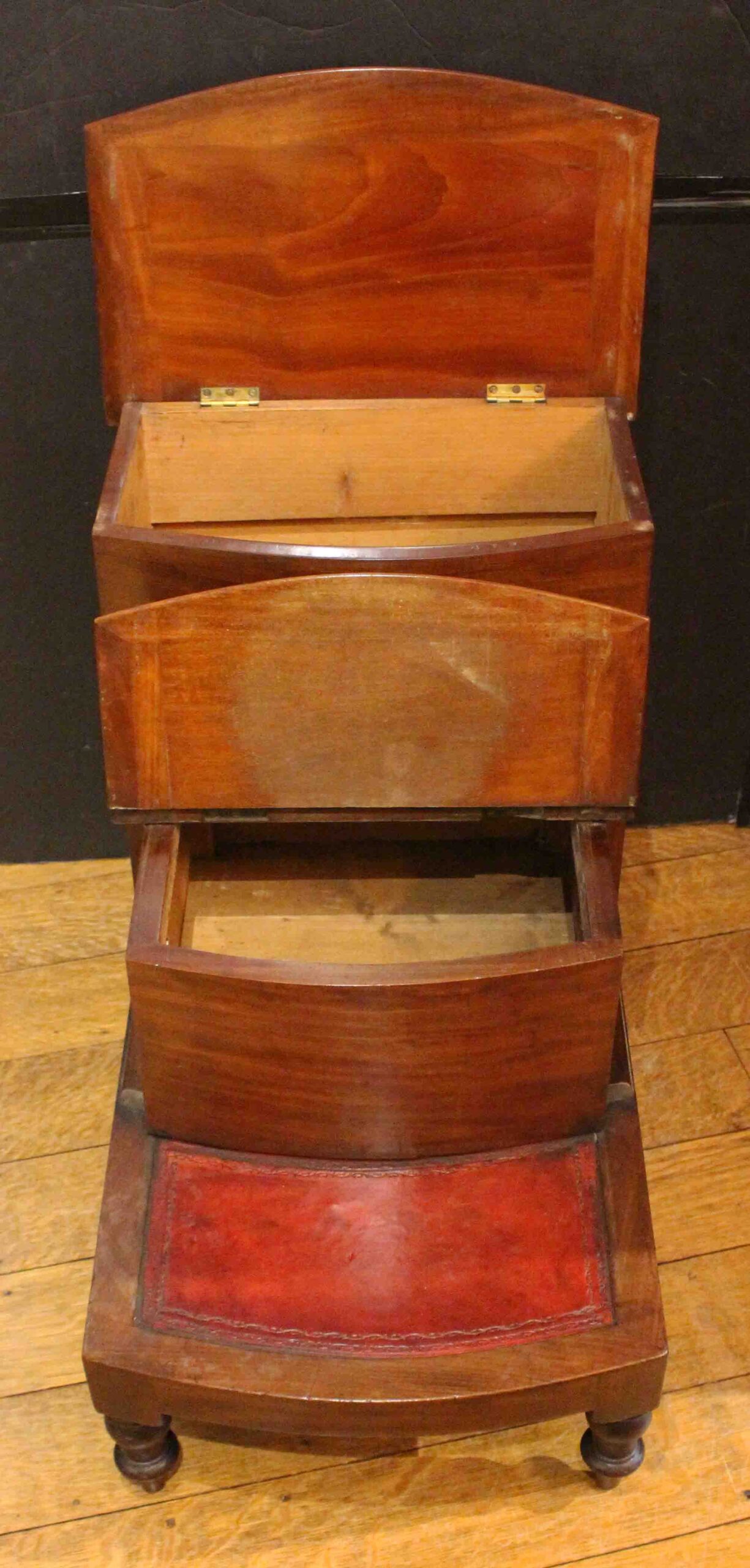 WOT-2683: Circa 1830 English George IV Bed Steps - Image 5
