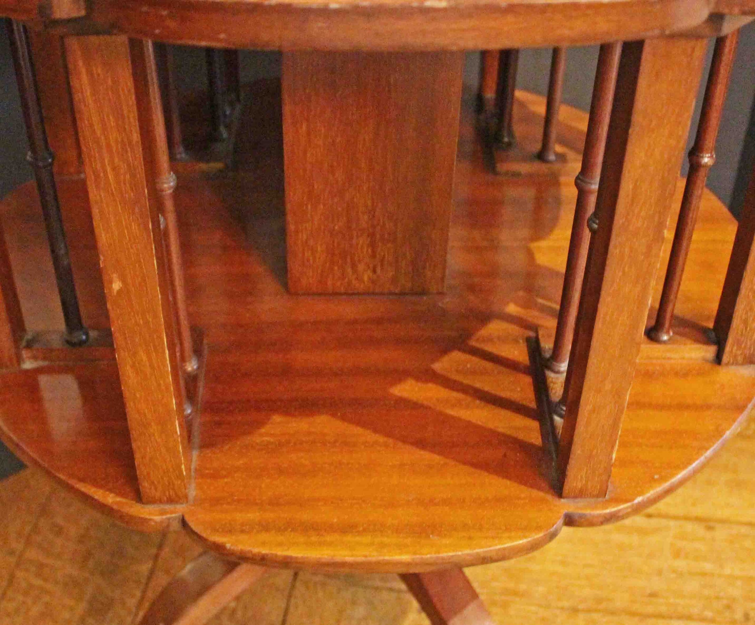 WOT-2685: Early 20th Century English Revolving Bookcase Side Table - Image 4