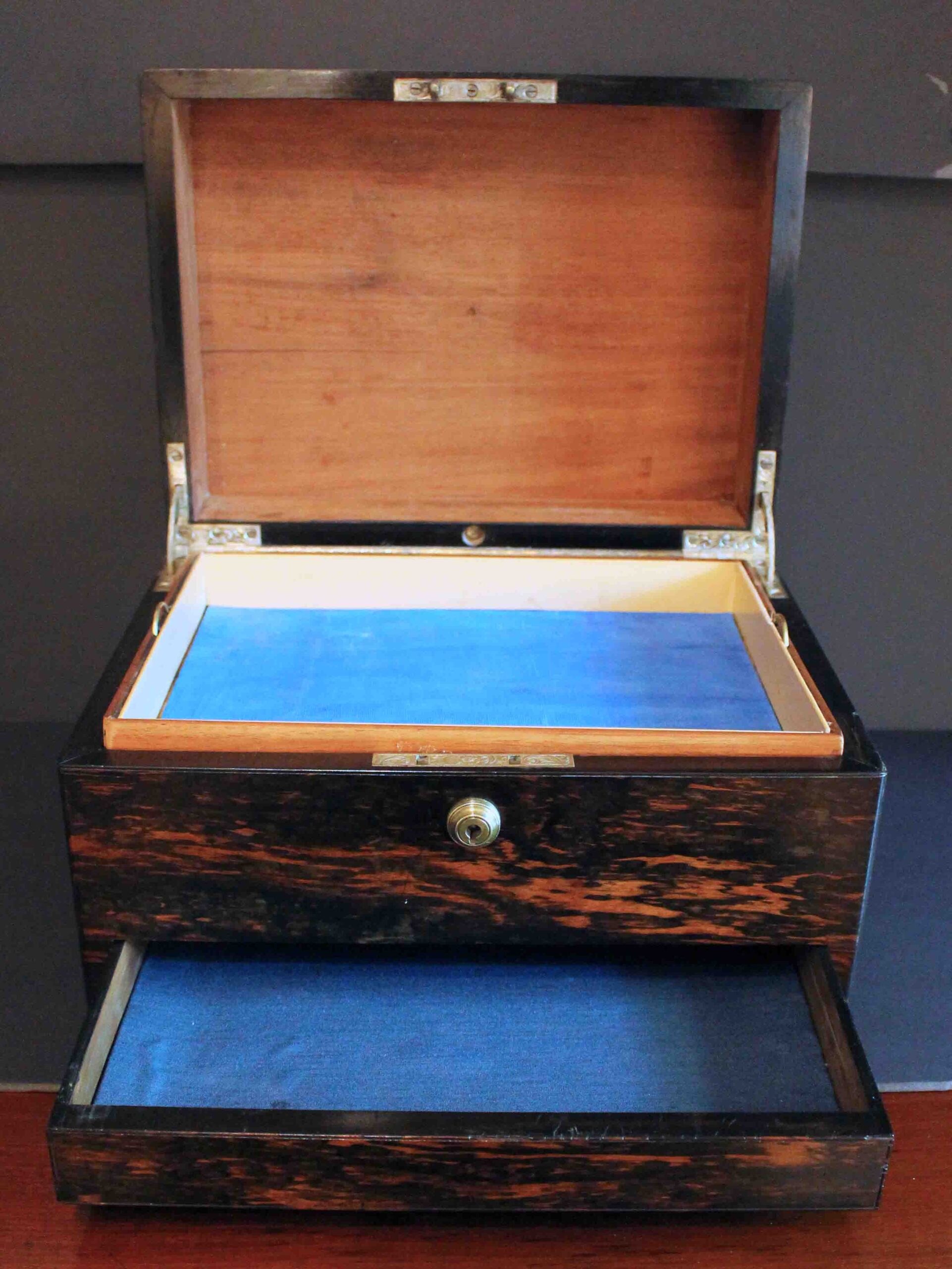 WB-1574: English c. 1835 Coromandel Jewelry Box - Image 5