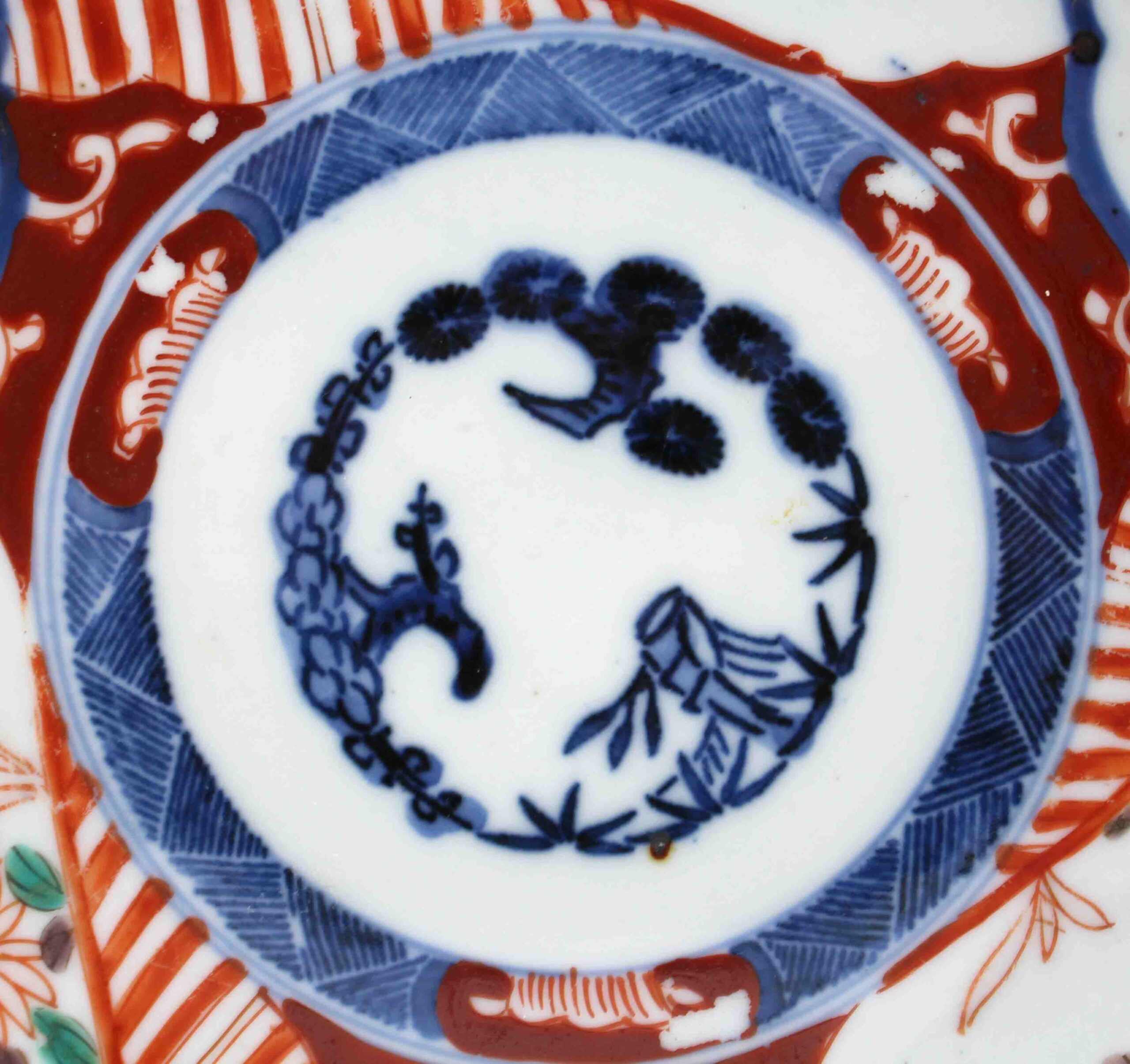 WCI-8941: Circa 1880 Japanese Shaped Imari Porcelain Plate - Image 2