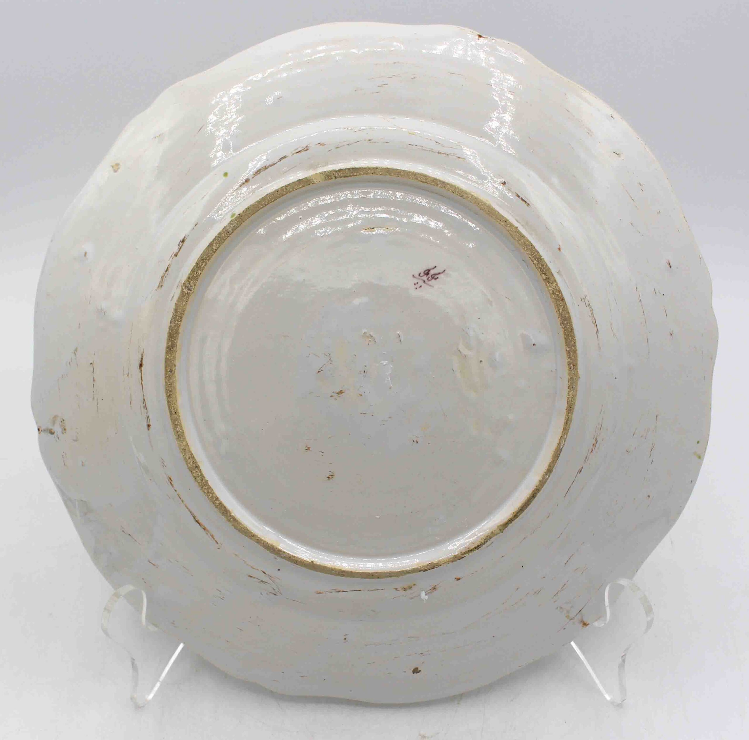 WCI-9206: Early 19th Century French Faience Armorial Plate - Image 2