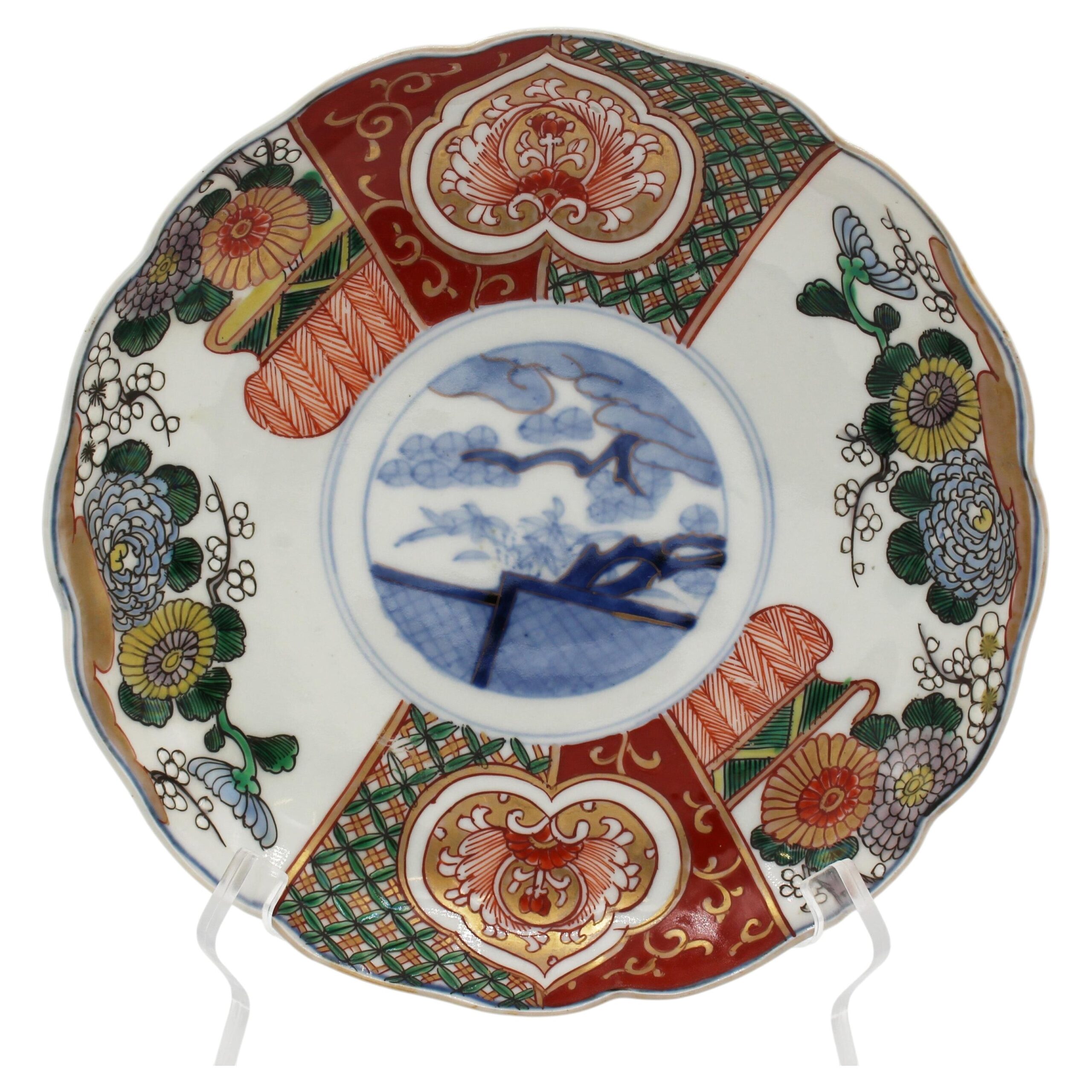 WCI-9214: Circa 1860-80 Japanese Imari Aesthetic Movement Plate