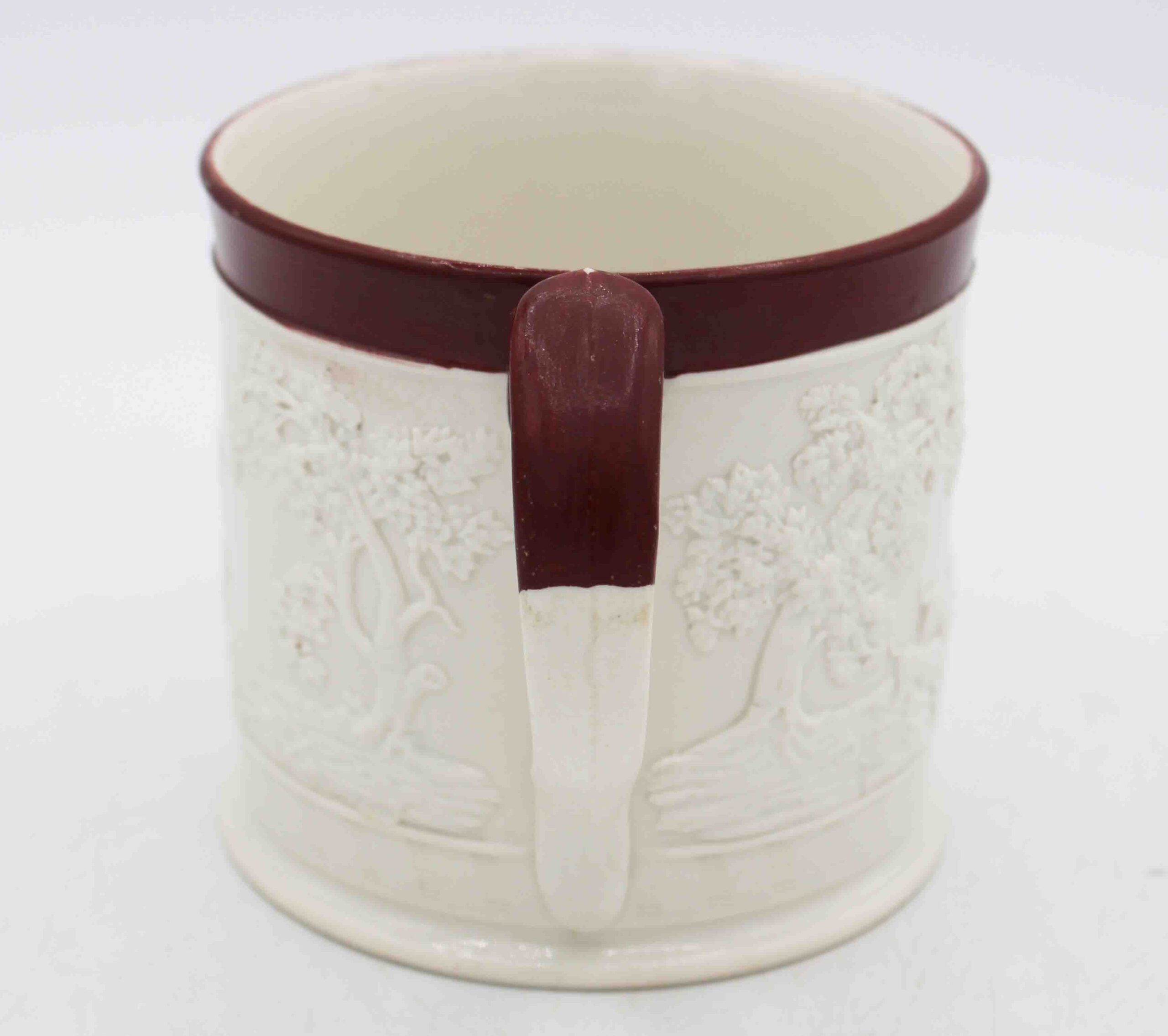WCI-9225: Circa 1805-1810 English Davenport Hunt Motif Stoneware Mug - Image 4