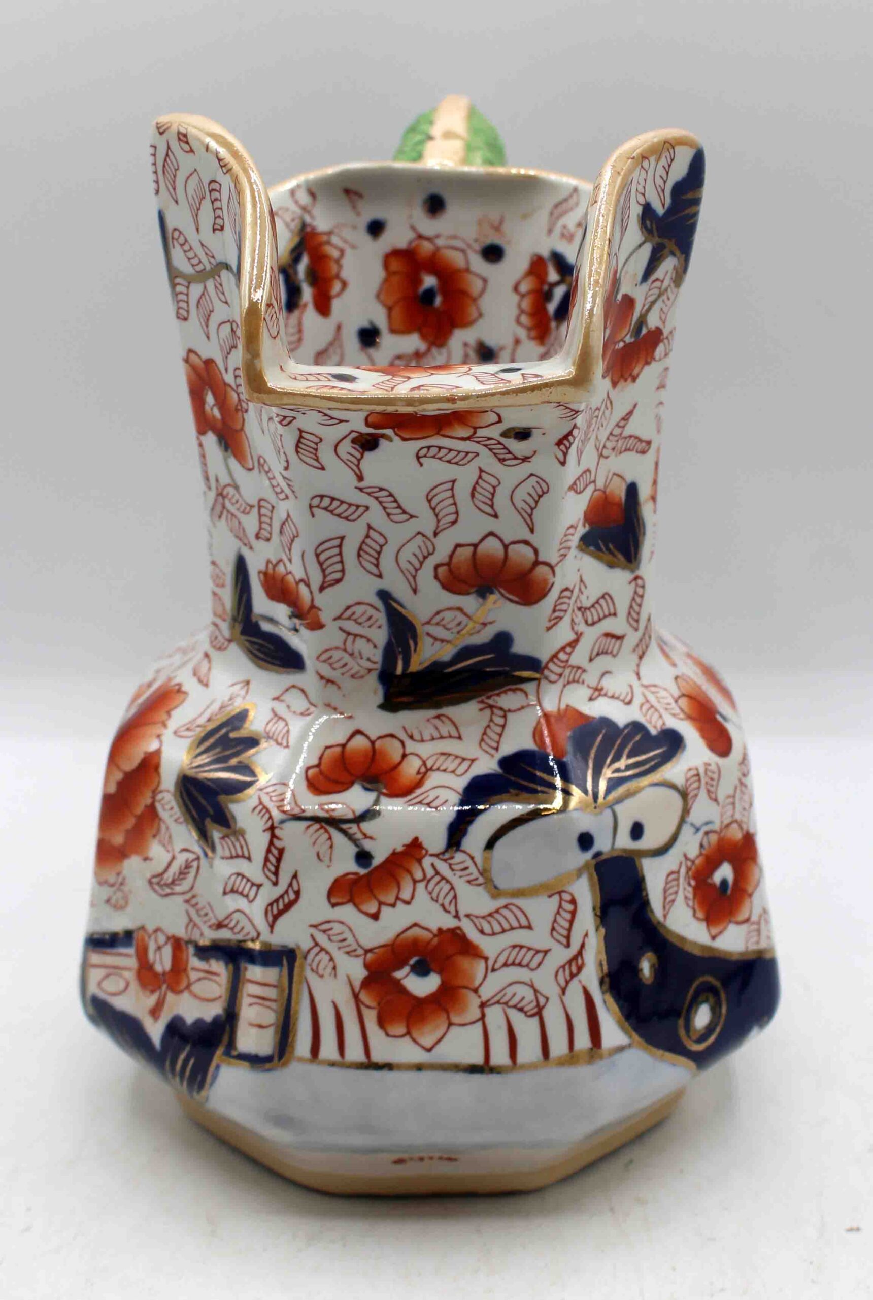 WCI-9263: English Early 20th Century Mason's Ironstone Hydra Handle Pitcher - Image 4