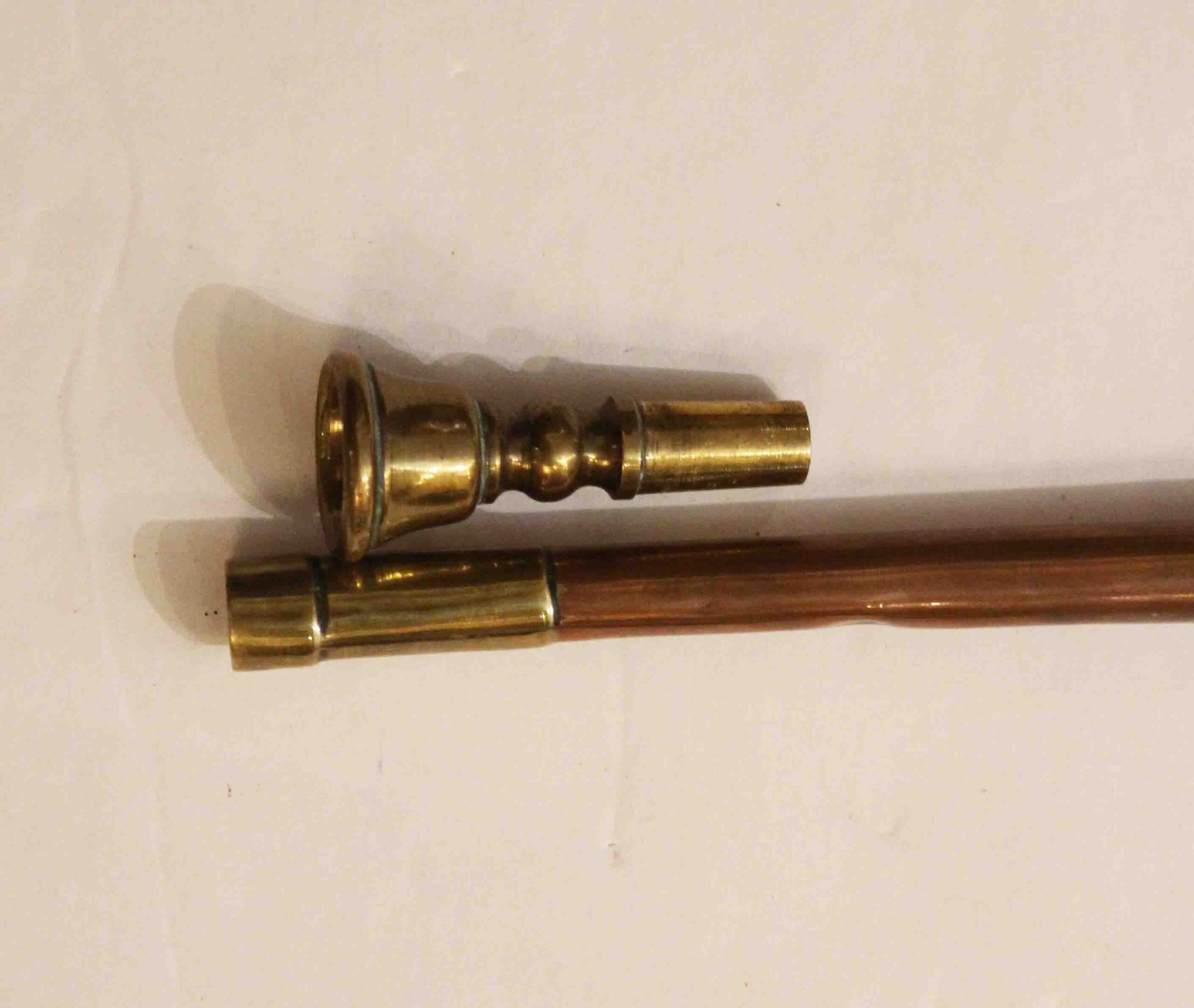WCO-3811: Mid-Late 19th Century English Copper & Brass Coaching Horn - Image 4