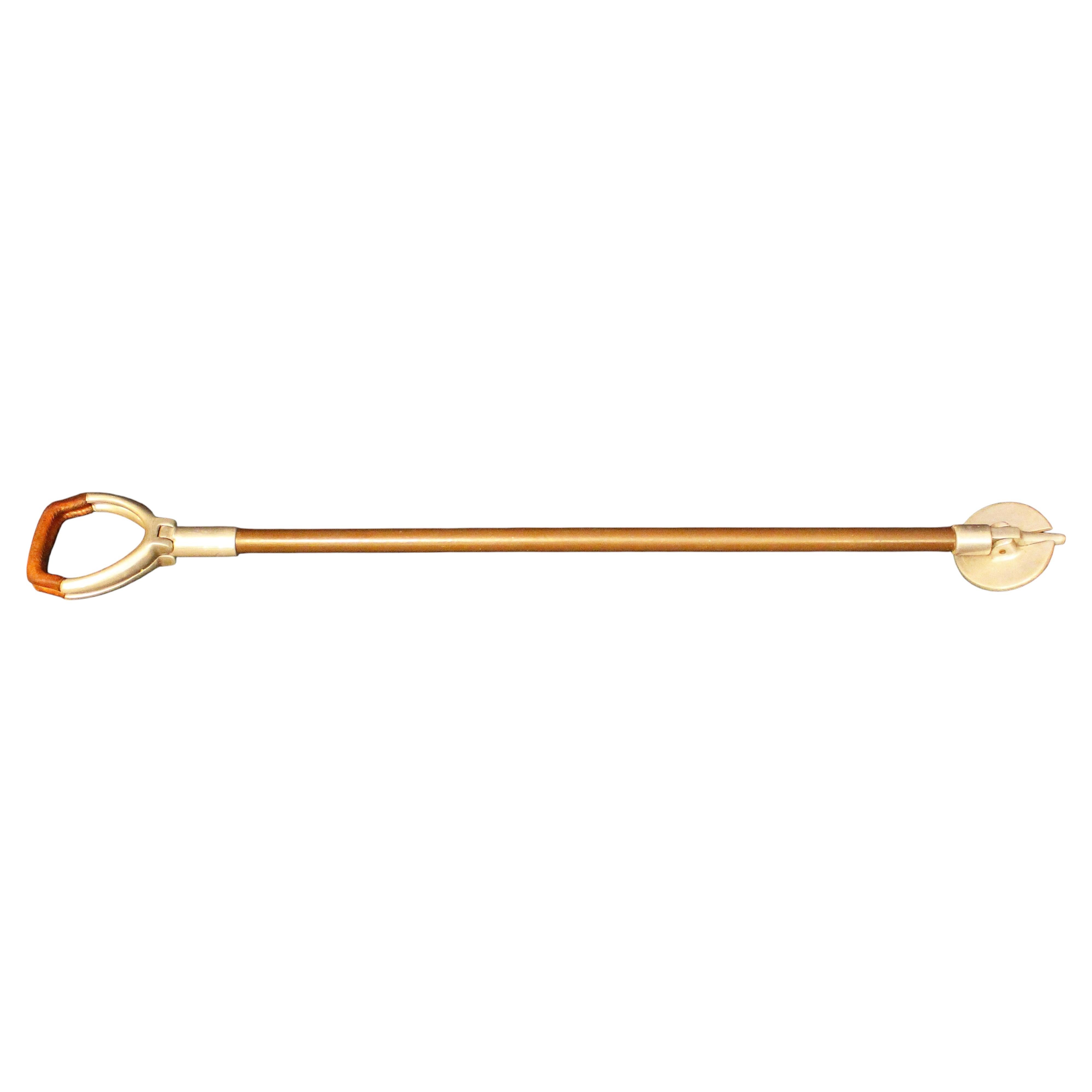 WCO-3819: Mid-20th Century English Steel Shooting Stick or Hunting Walking Stick
