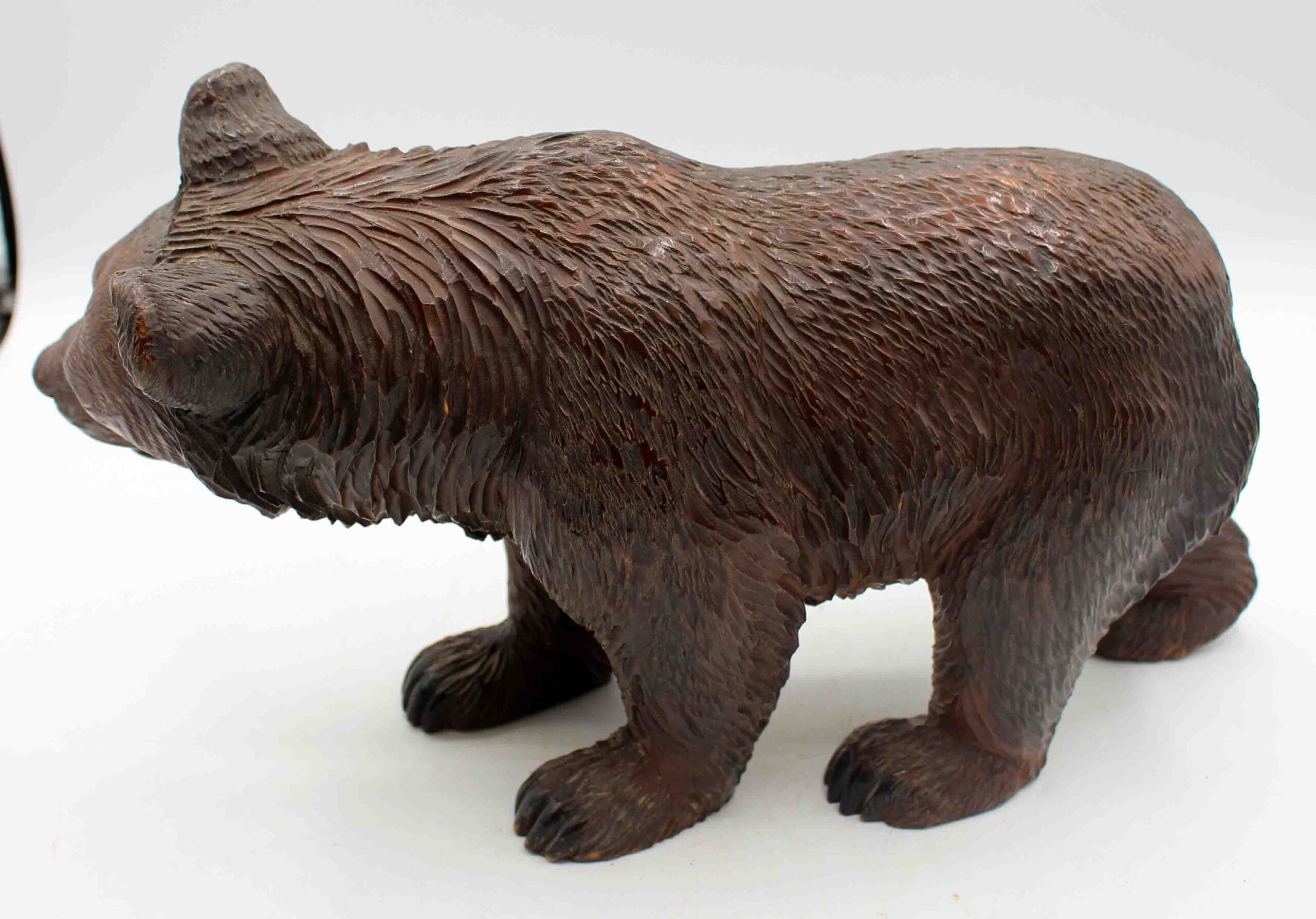 WCO-3823: Late 19th Century Large Swiss Strolling Black Forest Bear - Image 2
