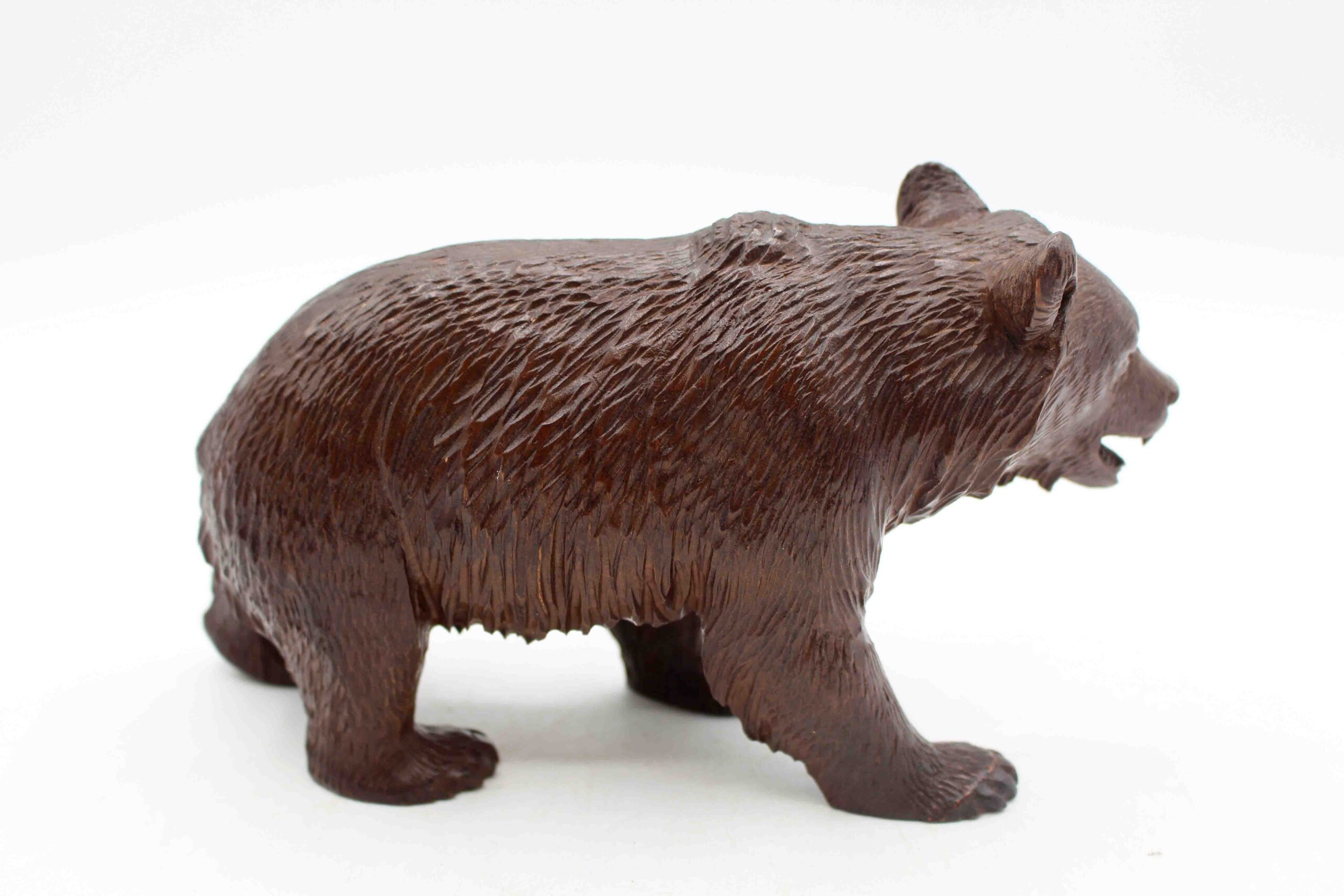 WCO-3828: Circa 1900 Swiss Small-Medium Size Strolling Black Forest Bear - Image 4