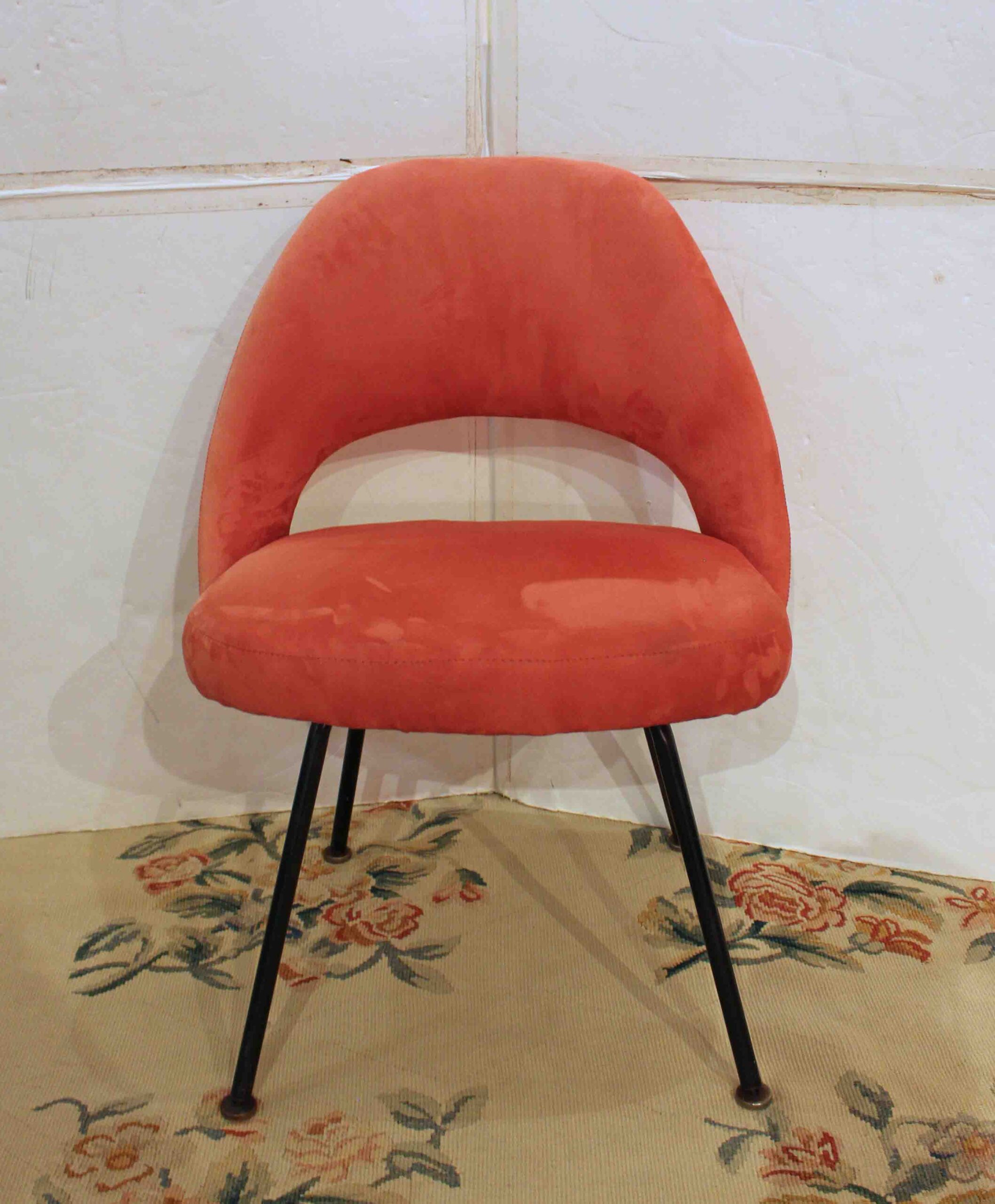 WDC-606z: Circa 1960 Set of Six Eero Saarinen Executive Side Chairs - Image 2
