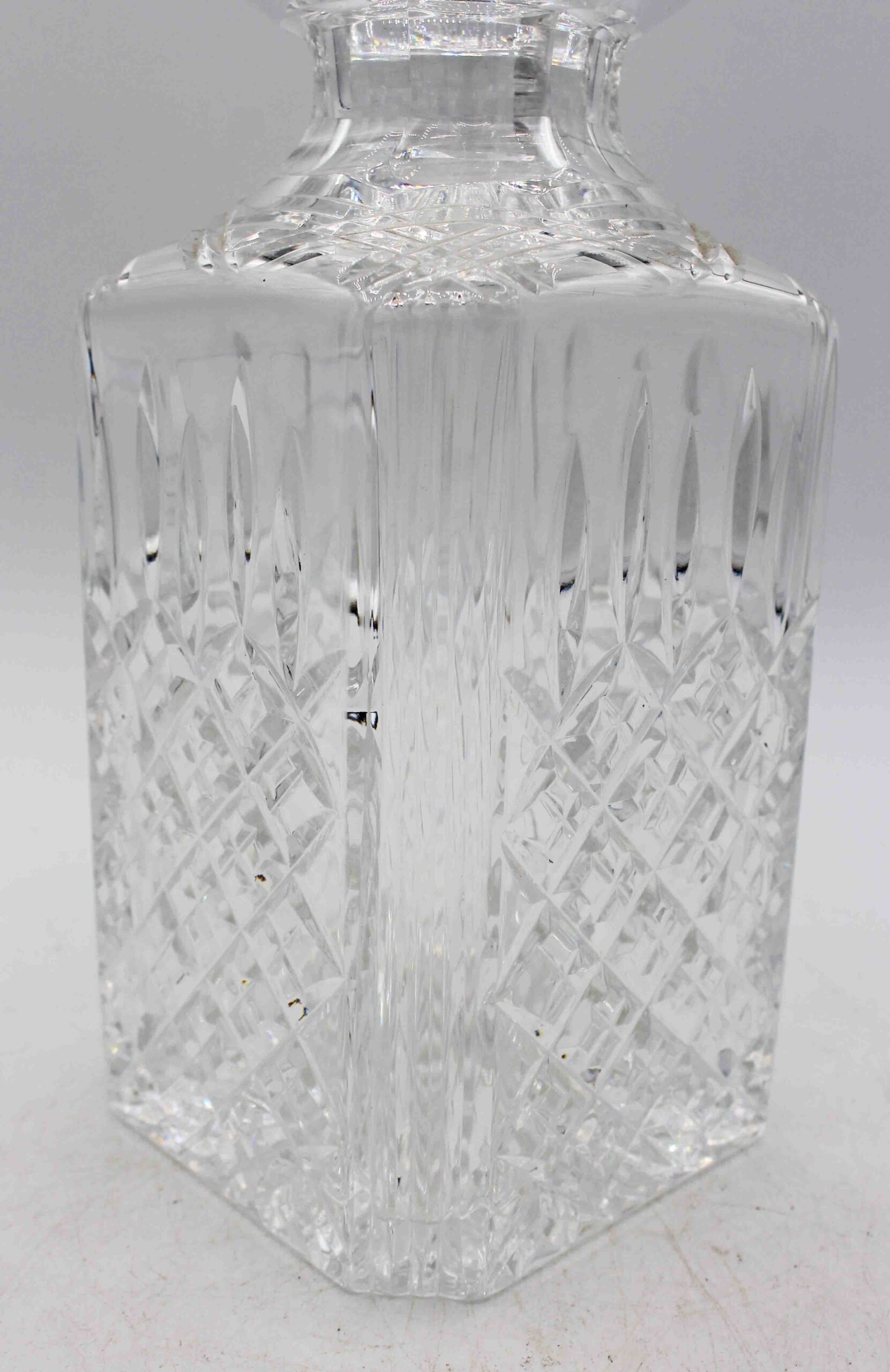 WG-2981: Circa 1900 Anglo-Irish Square Shaped Decanter With Stopper - Image 2
