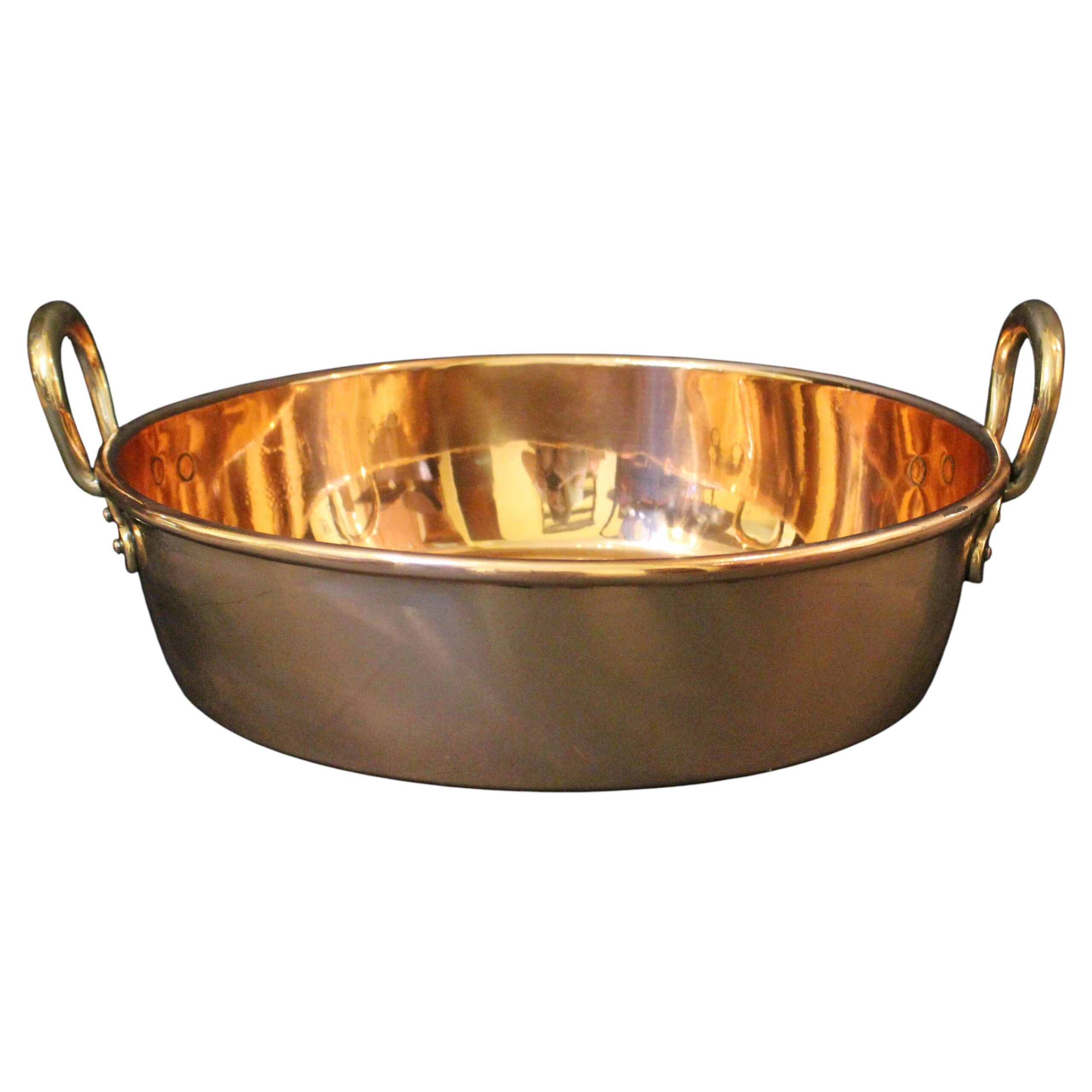 WMI-3843: Mid-19th Century English Copper & Brass Jelly Pan