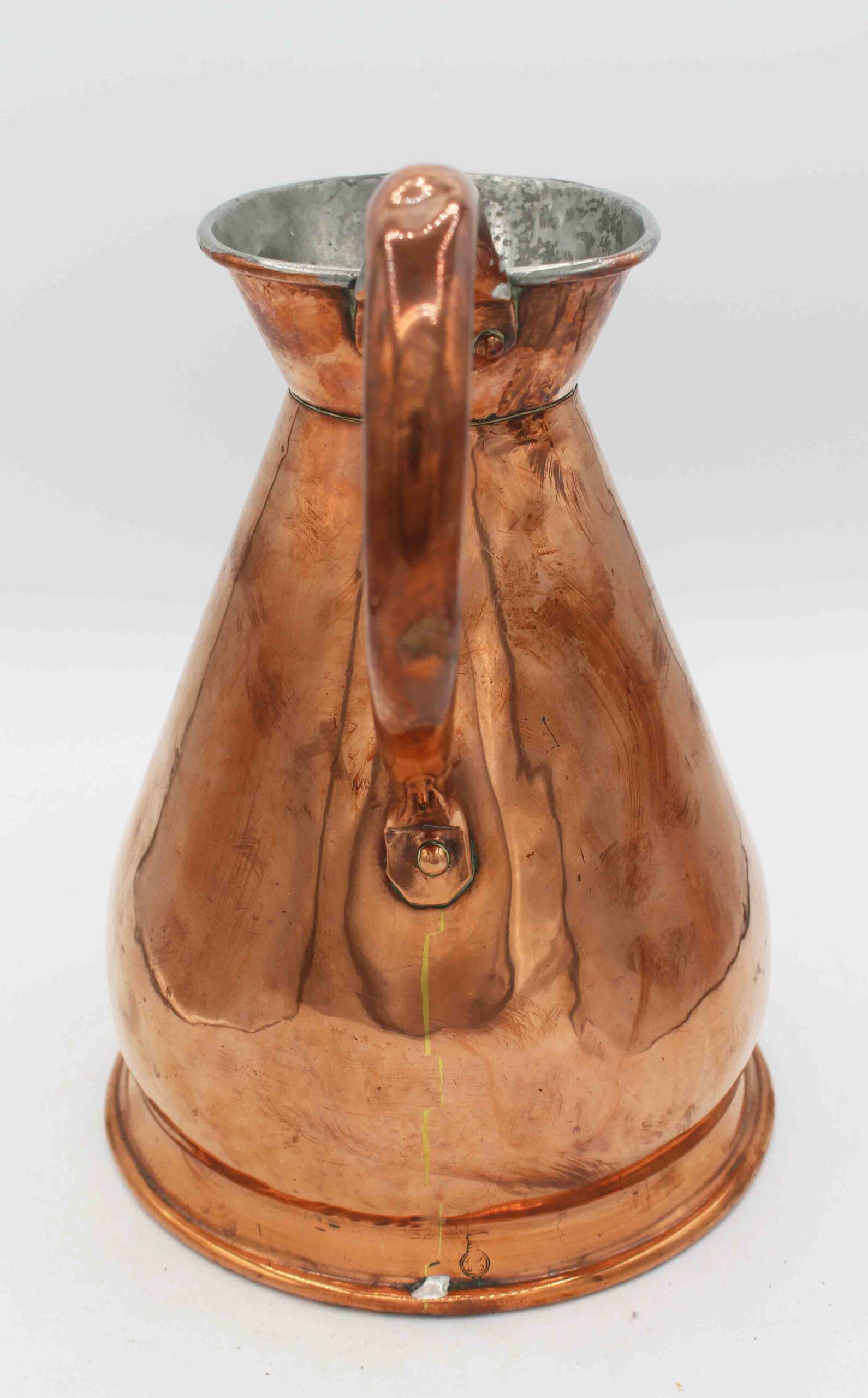 WMI-3846: Circa 1860 English Copper 1/2 Gallon Measure - Image 5