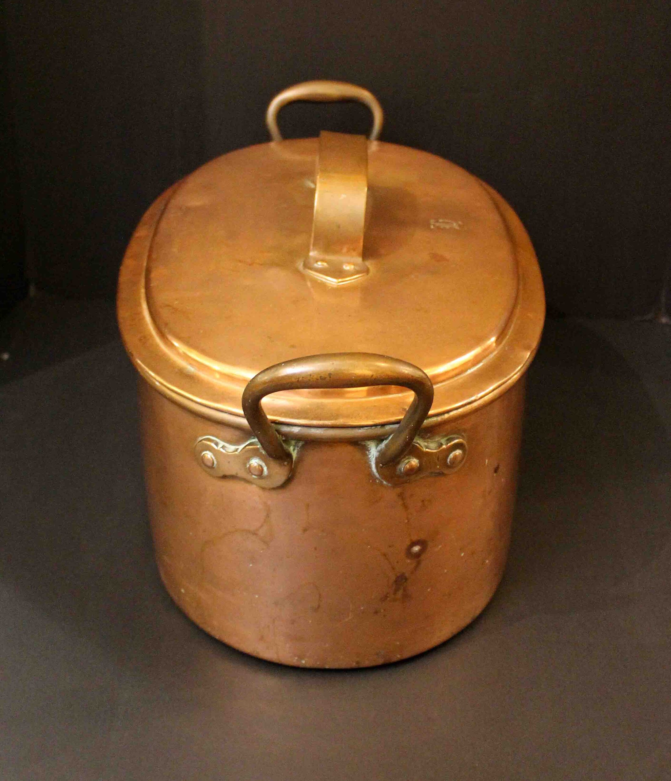 WMI-3850: Circa 1860 English Large Oval Copper Fish Boiler - Image 2