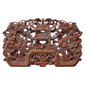 WDA-1776z: Mid-20th Century Carved Chinese Panel