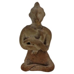 WCI-9293z: Circa 1300-1500 Thai Stoneware Fertility Symbol Figure
