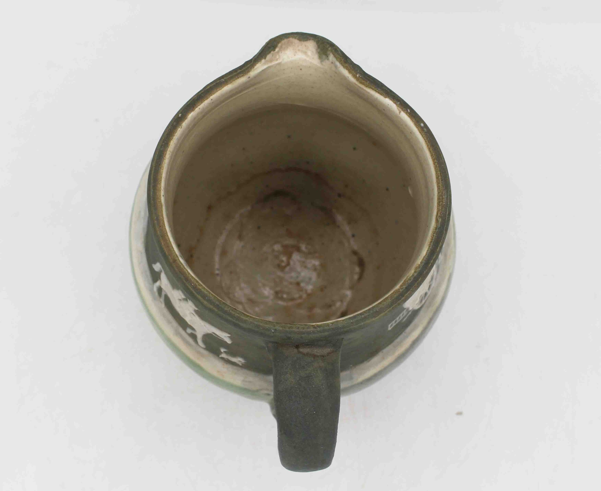 WCI-9306z: 1948 NC Cameo Decorated Pottery Pitcher by Walter Stephen - Image 6