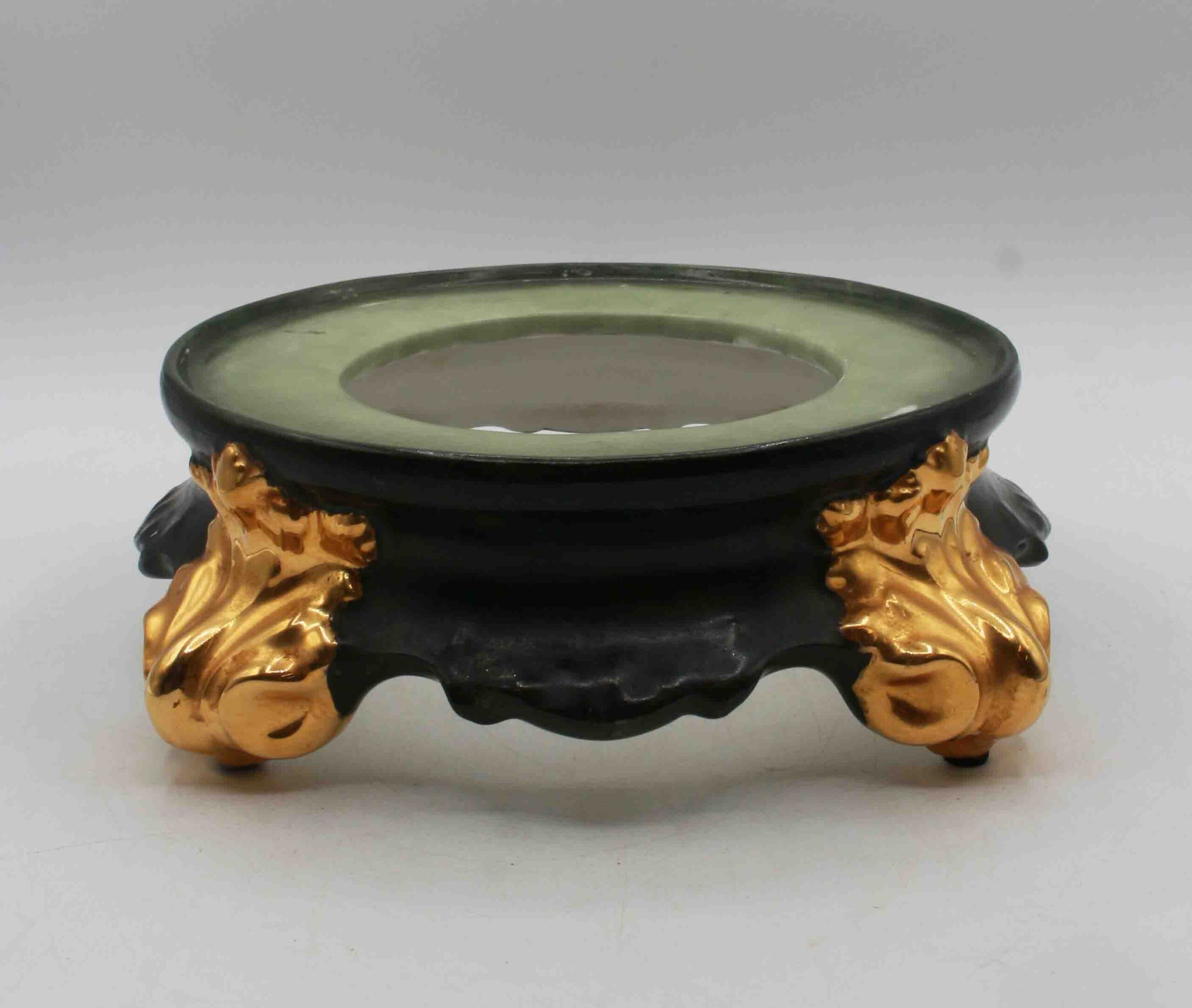 WCI-9307z: 1891-1911 Limoges Porcelain Punch Bowl with Original Stand - Image 3