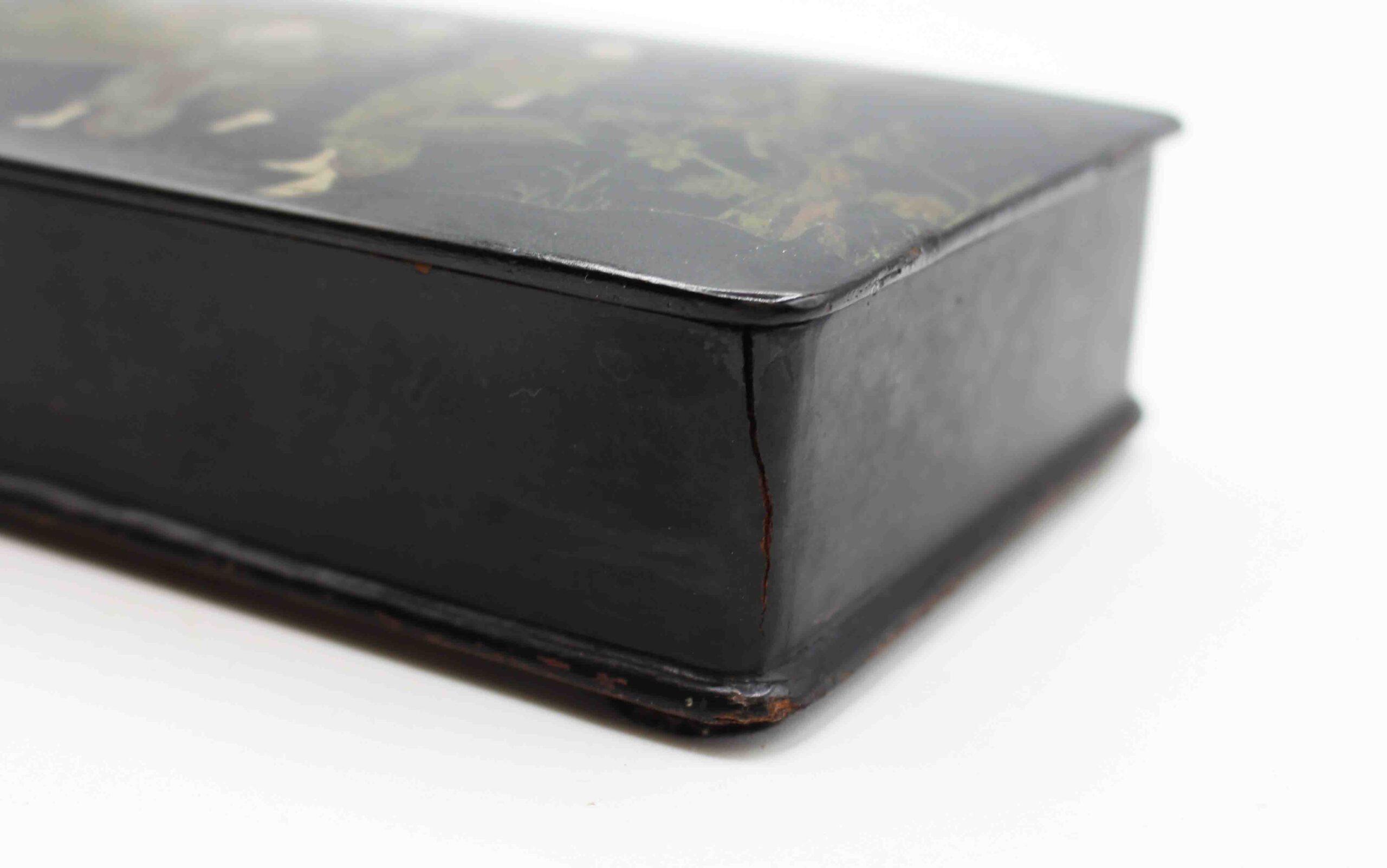 WCO-3852z: Circa 1870 Japanese Meiji Era Lacquer & Papier Mache Box - Image 4