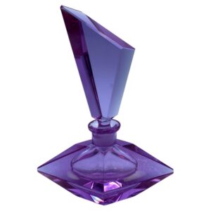 WG-3022z: c. 1920s German Art Deco Alexandrite Glass Perfume Bottle