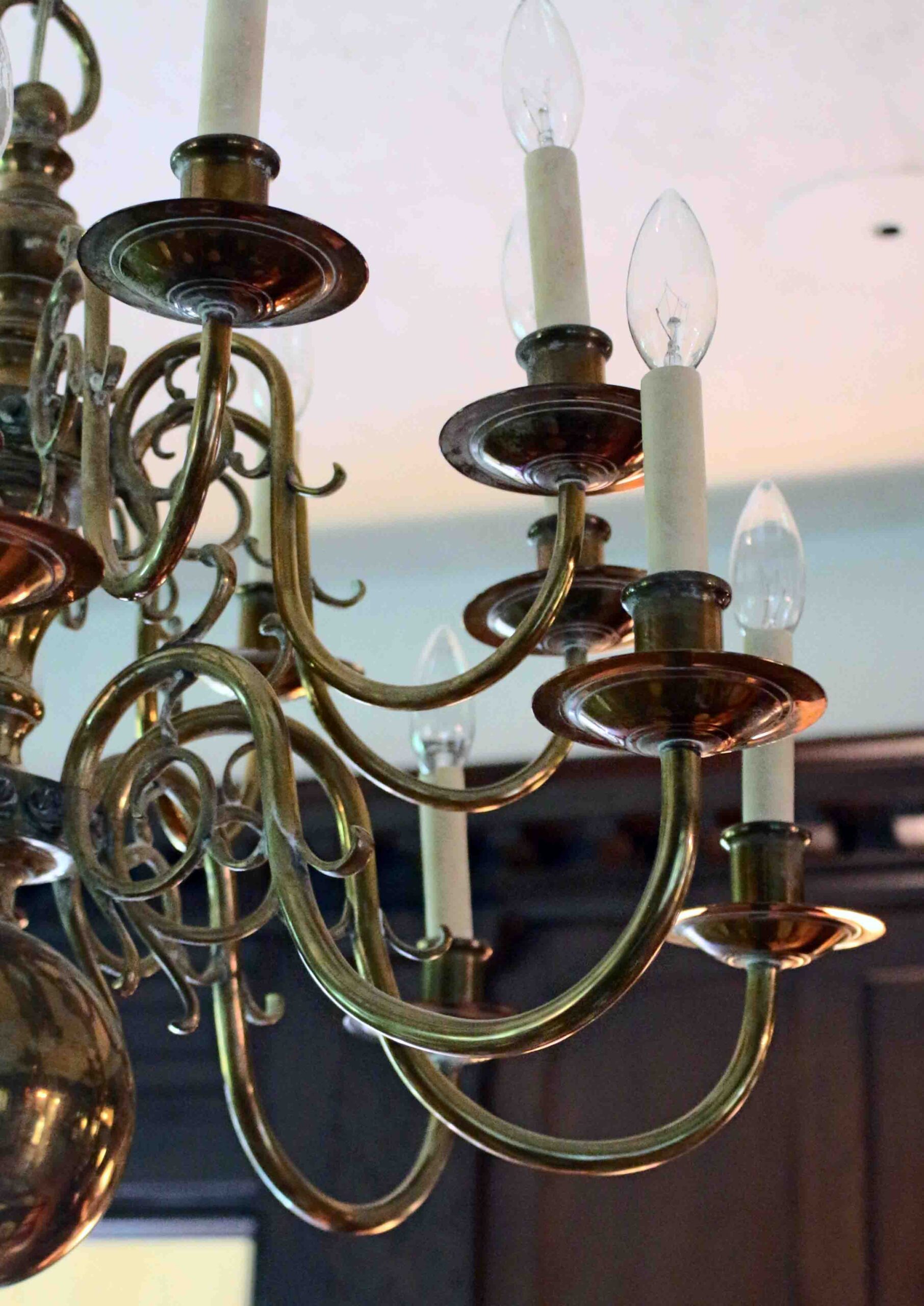 WL-1582z: Late 19th-Early 20th Century Dutch Baroque Taste Chandelier - Image 3