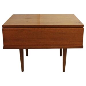 WOT-2715: 1962 Mel Smilow Walnut & Oak Side Table with Drawer