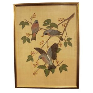WP-2667z: Early 20th Century Japanese Kacho-Ga Painting on Silk