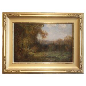WP-2672z: Circa 1900 American Oil on Canvas Painting by Frederick Ballard Williams