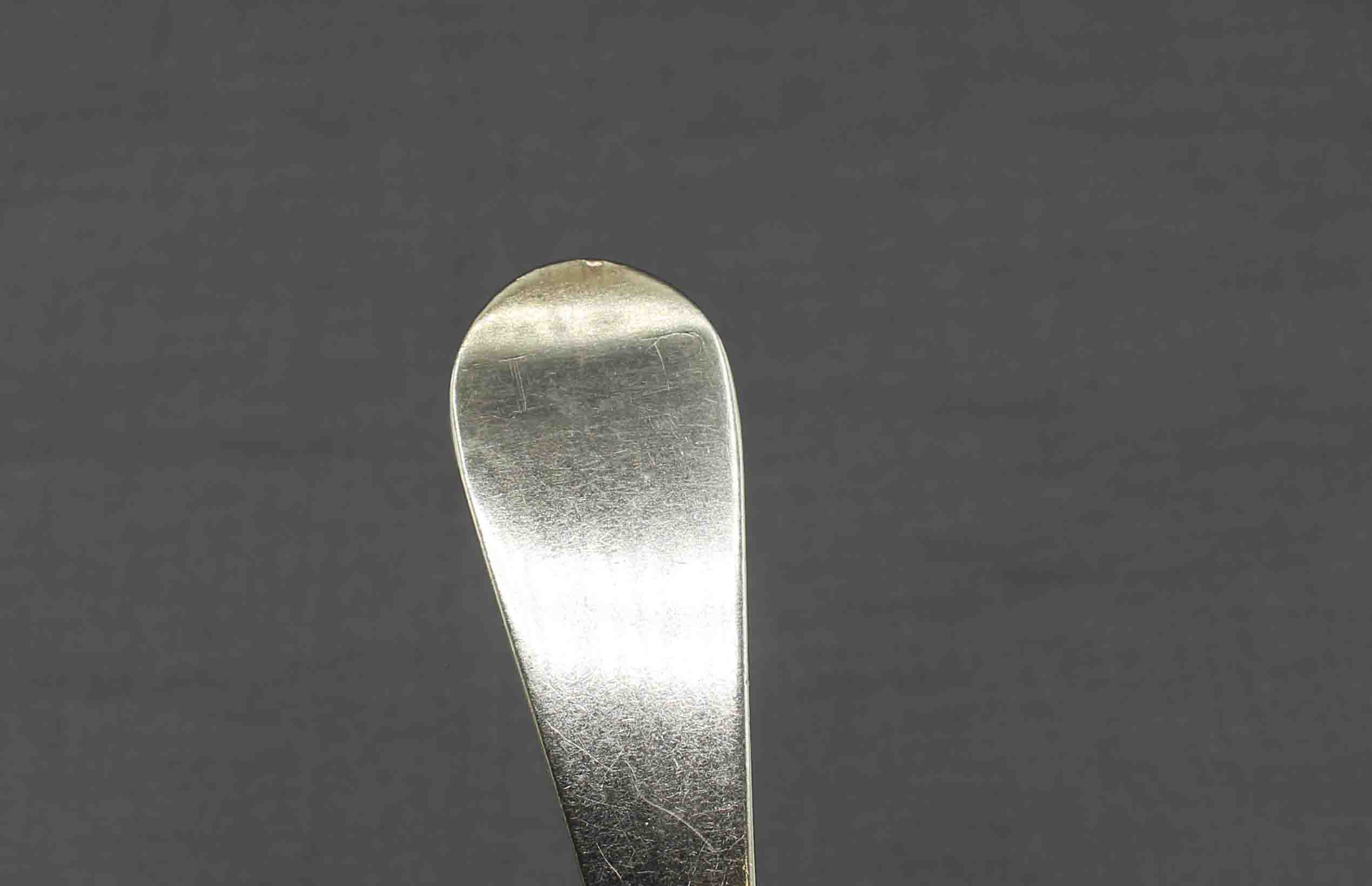 WSI-10405zb: Set of Five Coin Silver Tablespoons by Samuel Browne - Image 4