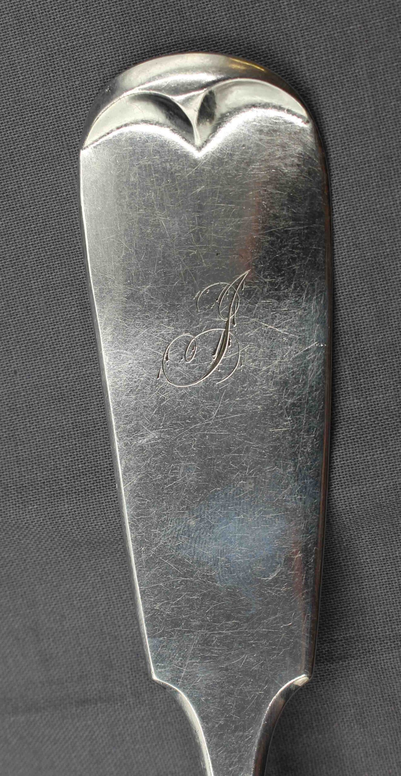 WSI-10407z: R&W Wilson Coin Silver Soup Ladle - Image 2