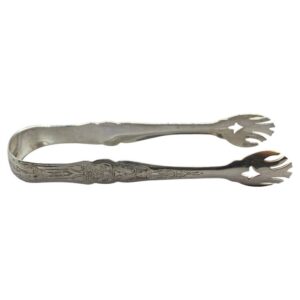 WSI-10423z: Sterling Silver Ice or Sugar Tongs by Manchester Silver Co.