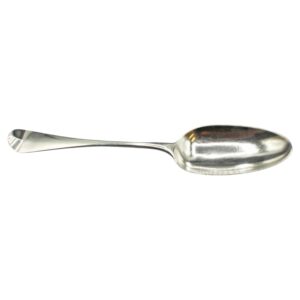 WSI-10432: 1755 London Sterling Silver Hanoverian Pattern Tablespoon by John Cafe