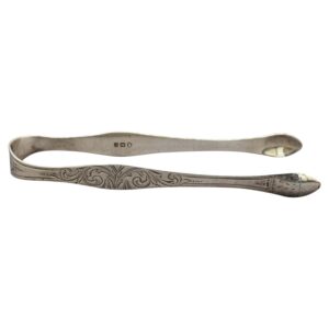 WSI-10449z: 1798 London Sterling Silver Sugar Tongs by Peter & Ann Bateman