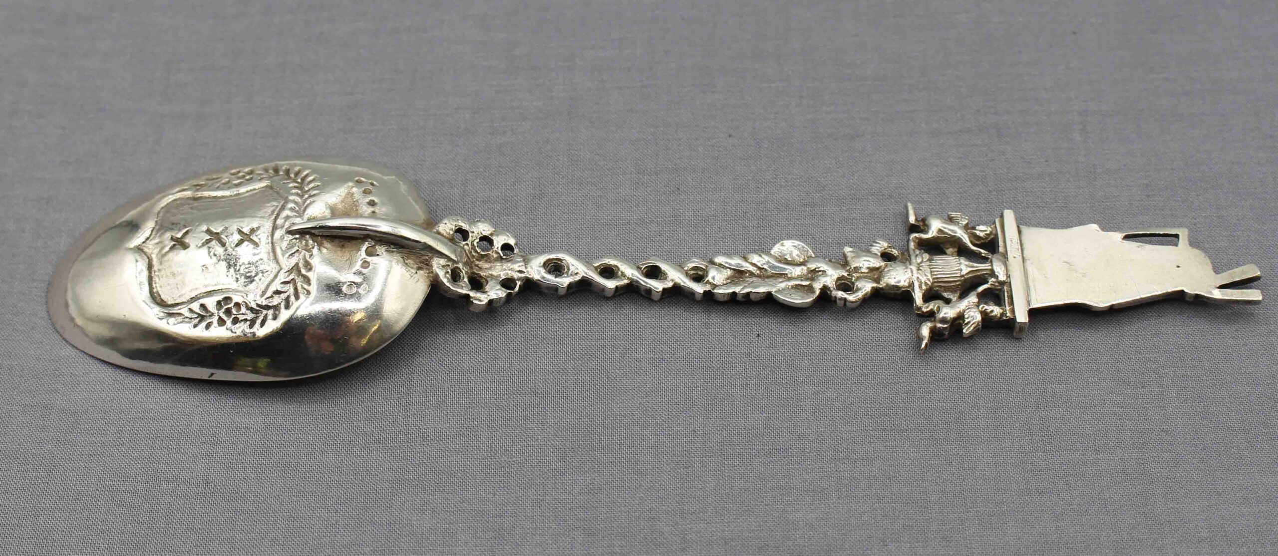 WSI-10451z: Pre-1953 Amsterdam 833 Standard Silver Souvenir Spoon - Image 2