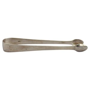 WSI-10471z: 1802 London Sterling Silver Sugar Tongs by Samuel Hougham