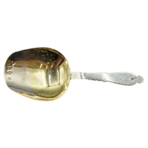 WSI-10474z: C. 1908-1917 84 Zolotniks Russian Tea Caddy Spoon by Sergey Shishkin