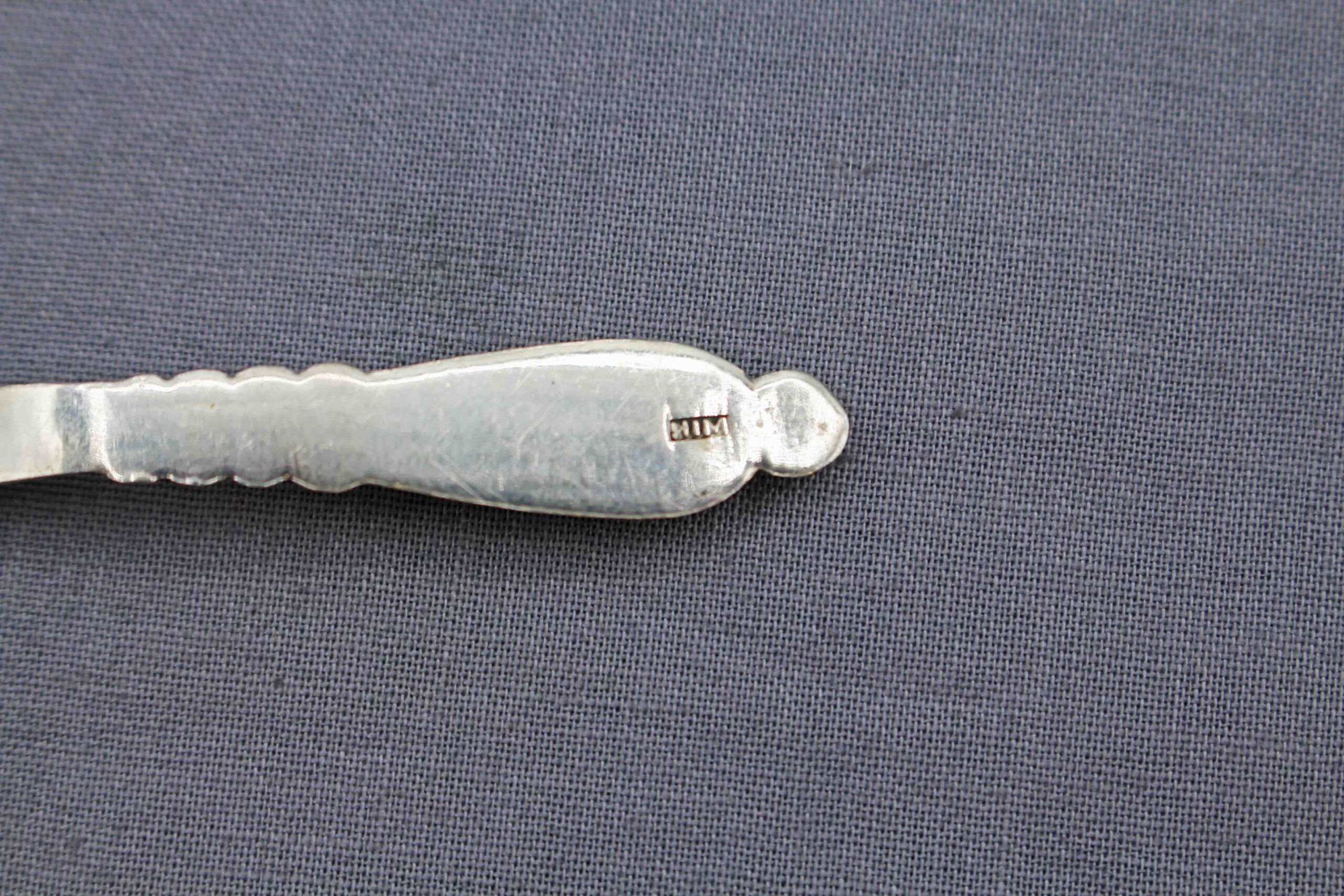 WSI-10474z: C. 1908-1917 84 Zolotniks Russian Tea Caddy Spoon by Sergey Shishkin - Image 4