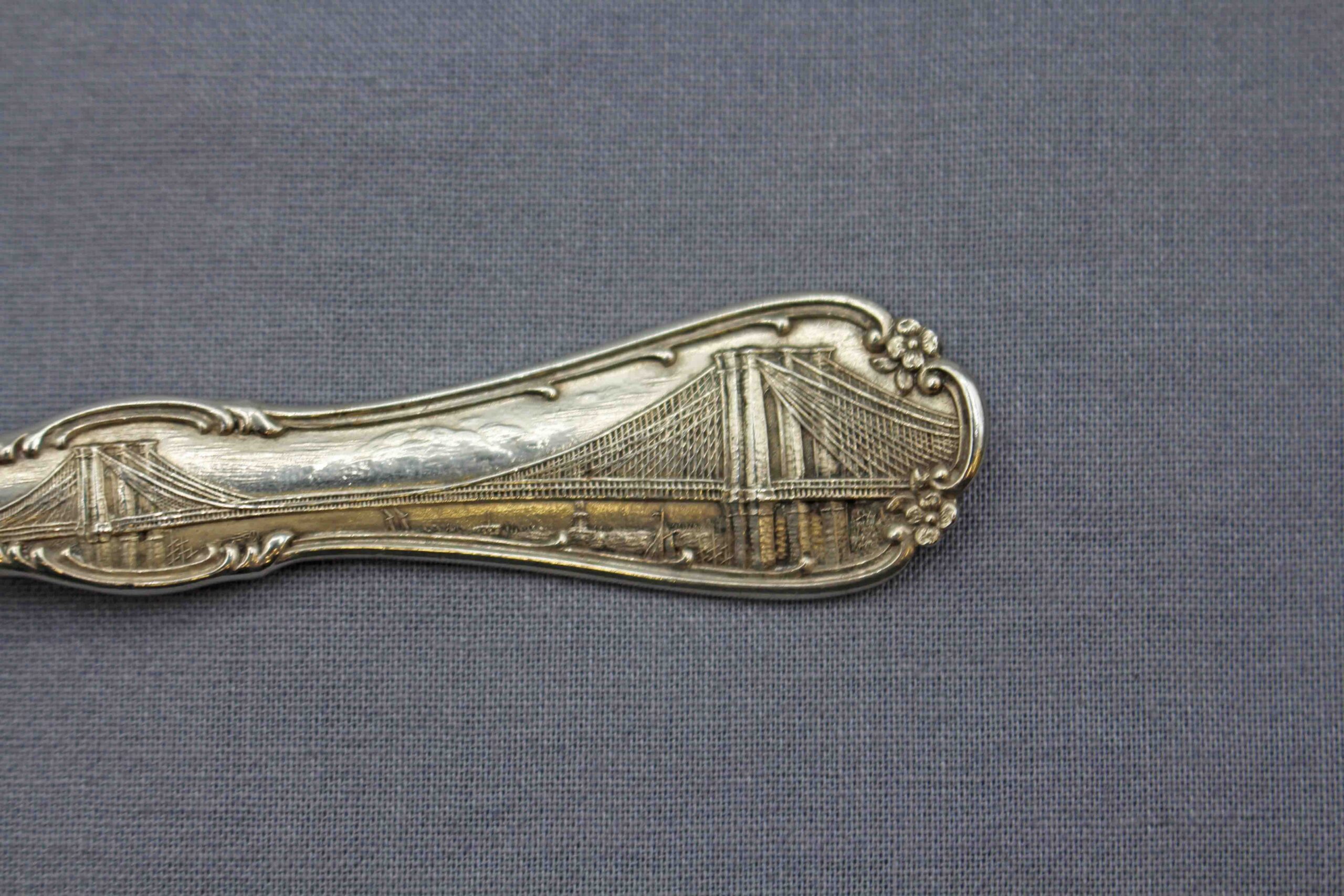 WSI-10475z: Early 20th Century Sterling Silver New York City Souvenir Spoon by Tiffany & Co. - Image 3