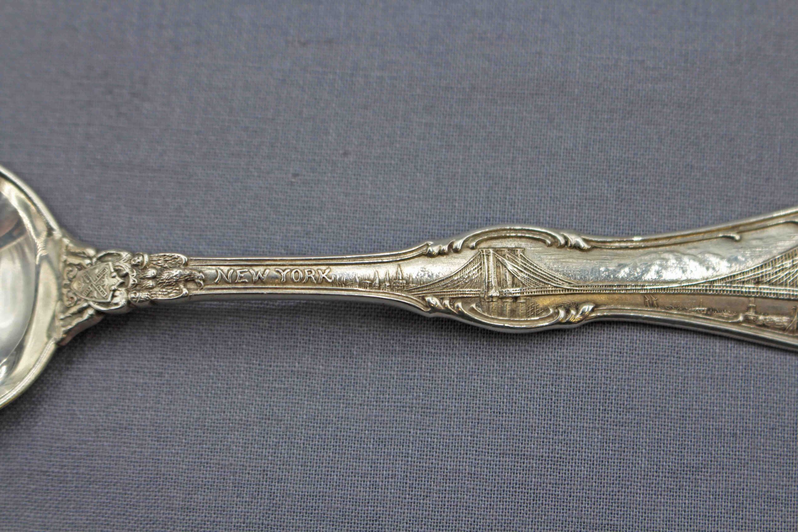 WSI-10475z: Early 20th Century Sterling Silver New York City Souvenir Spoon by Tiffany & Co. - Image 5