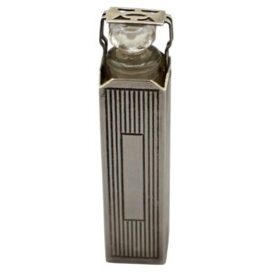 WSI-10523z: Art Deco Period Sterling Silver Scent Bottle