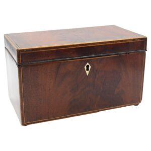 WB-1566z: Late 18th Century English George III Period Tea Caddy Box