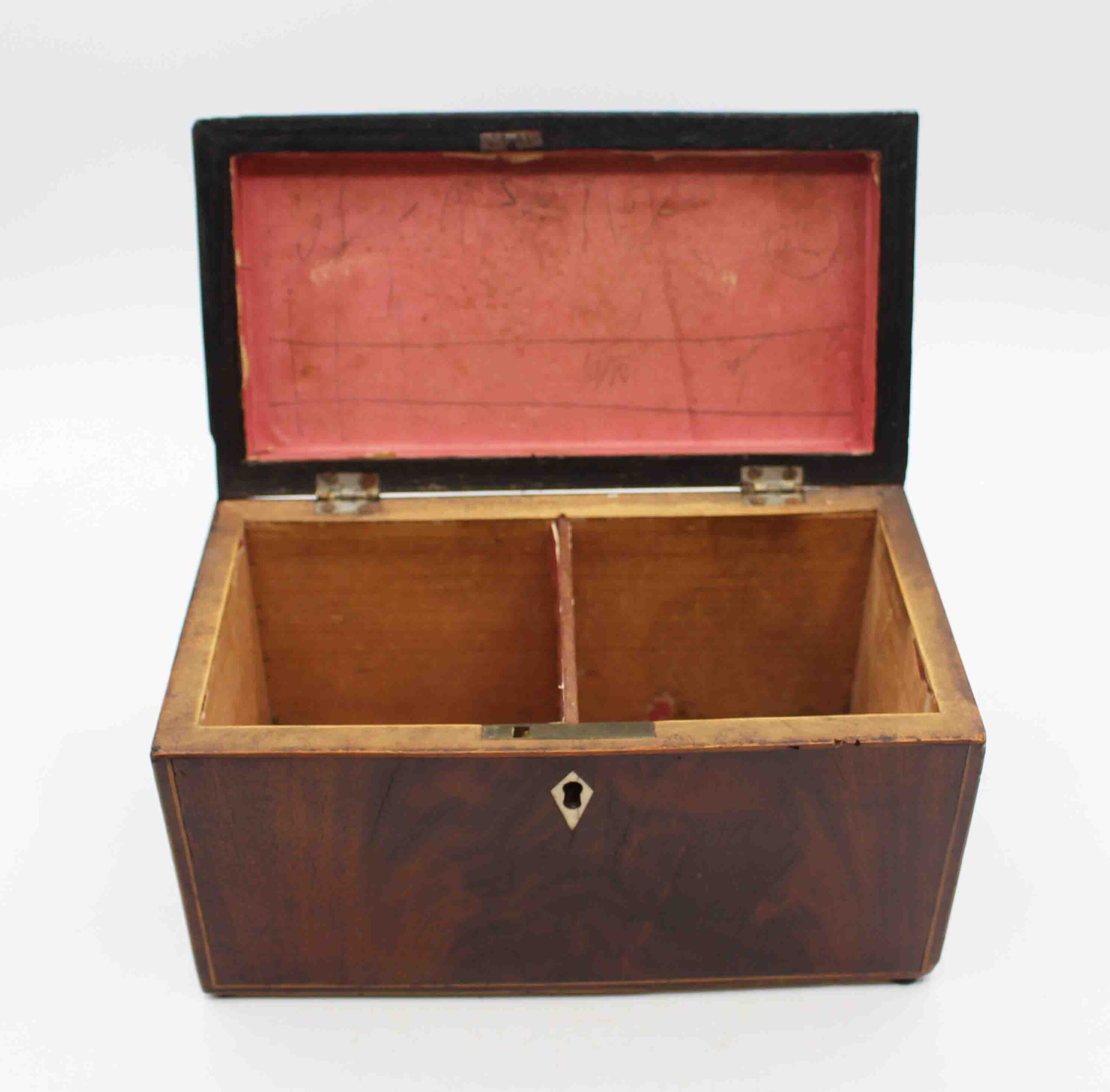 WB-1566z: Late 18th Century English George III Period Tea Caddy Box - Image 2