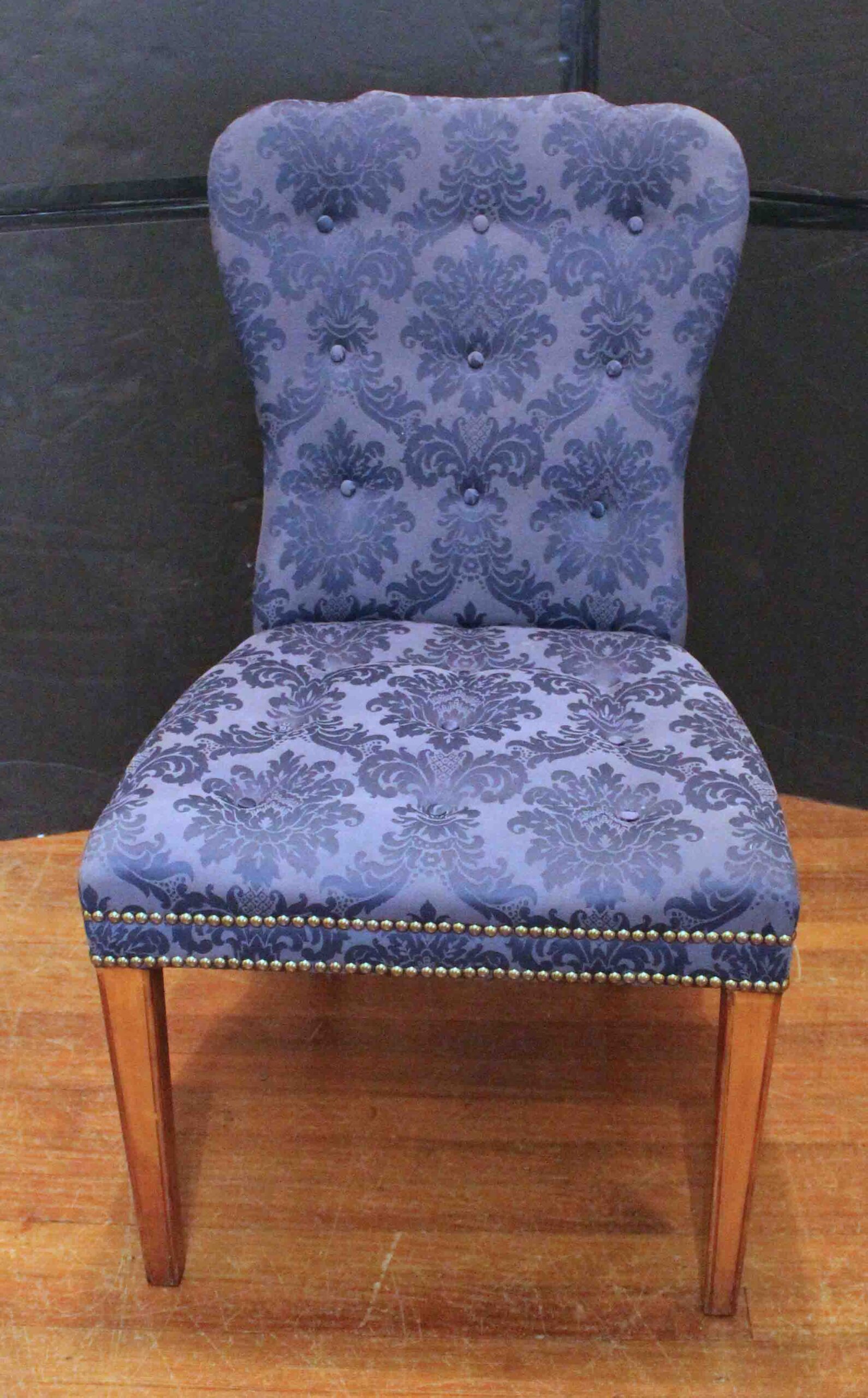 WC-1470z: c. 1920 Georgian Style Set of Four Upholstered Side Chairs - Image 2